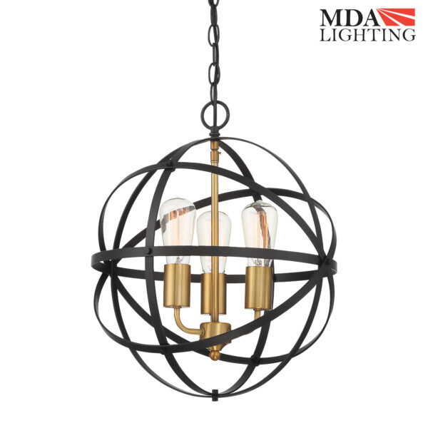 Apollo 3 Light Pendant Bronze Gold - MDAAPO3BZGD