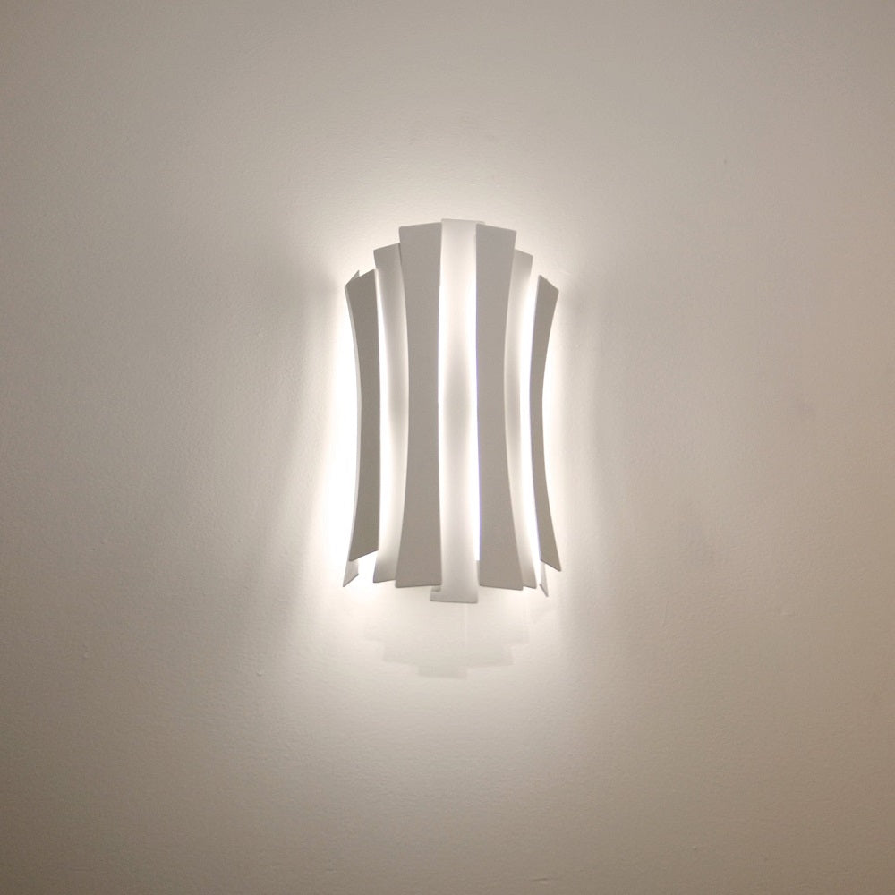 Bagota Up & Down Wall Light White Metal 3CCT - BAGOTA