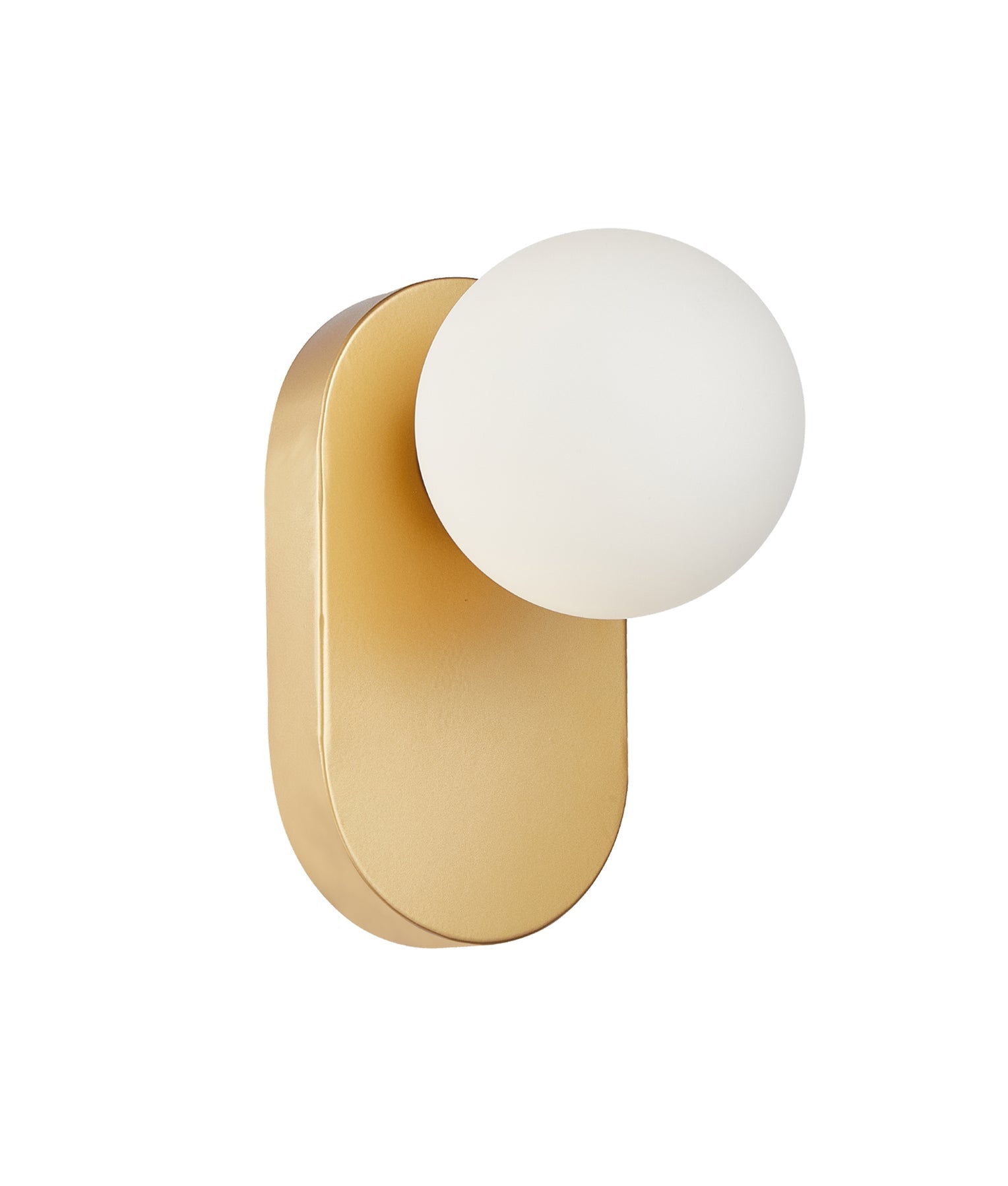 Balle Interior Oblang Base Wall Light Gold - BALLE1