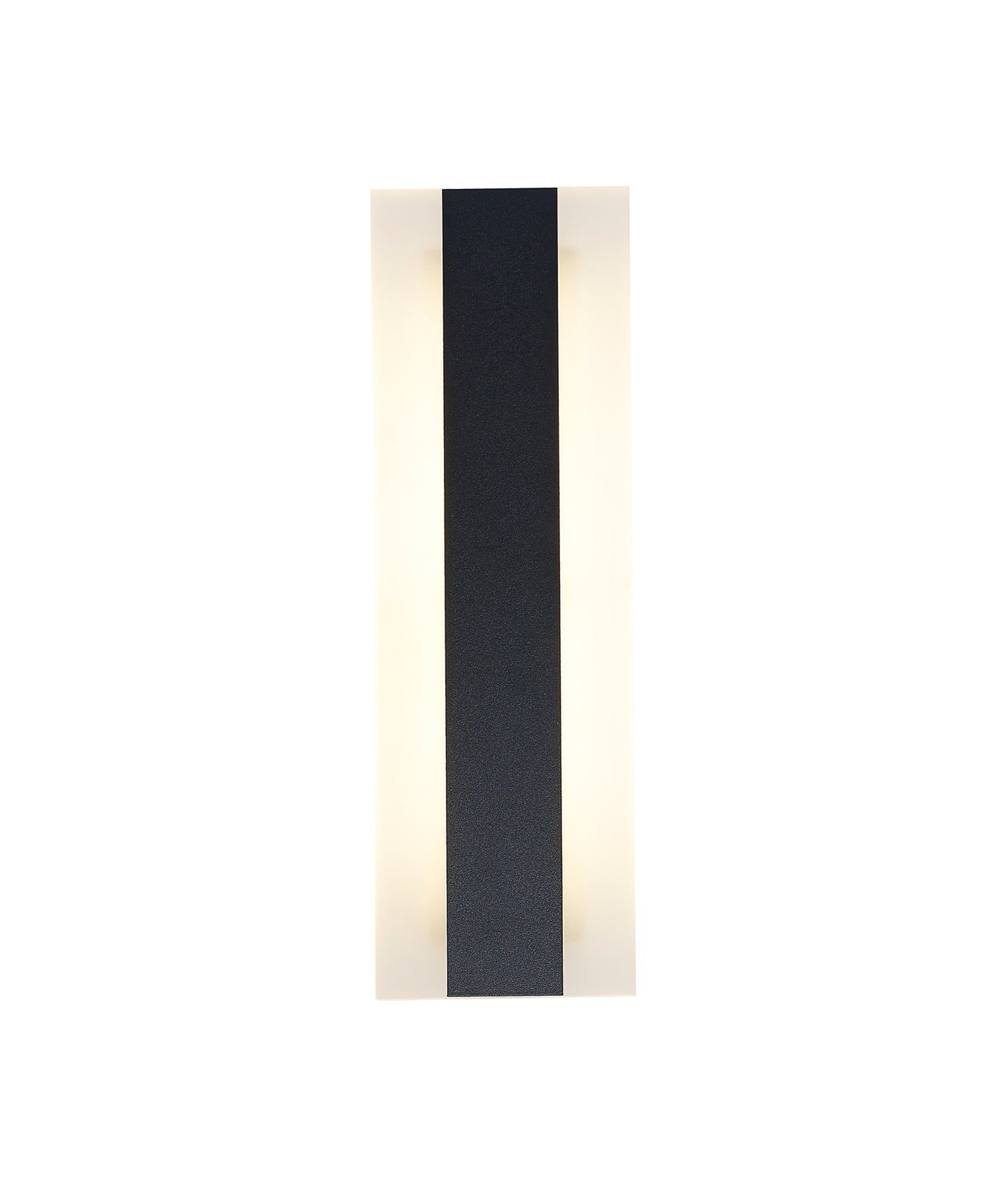 Banda LED 300mm Rectangular Wall Light Aluminium Black 9W 3CCT - BANDA1