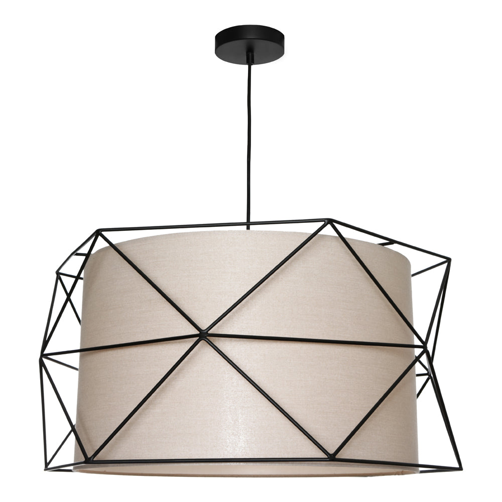 Barkley 3 Light Pendant Fawn - BARK3P