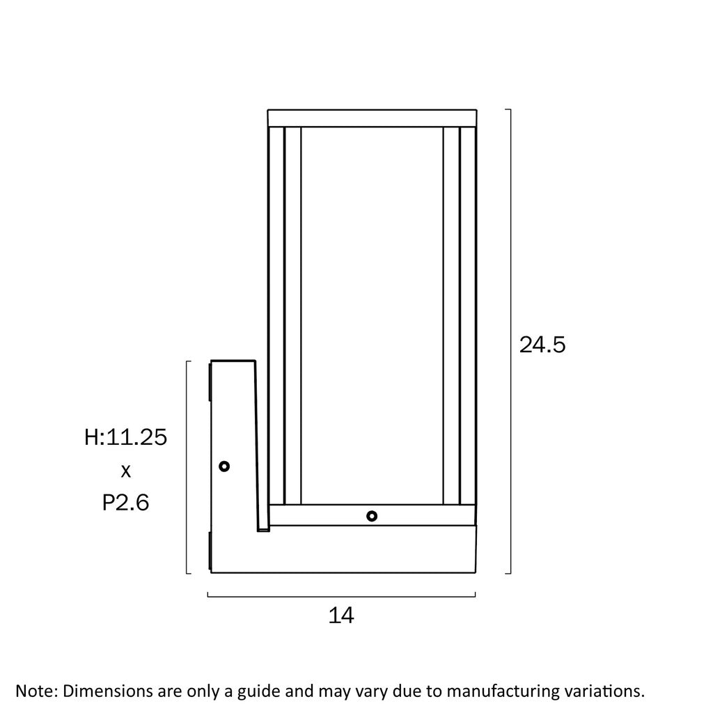 Belmin Exterior Wall Light White - BELMIN EX-WH