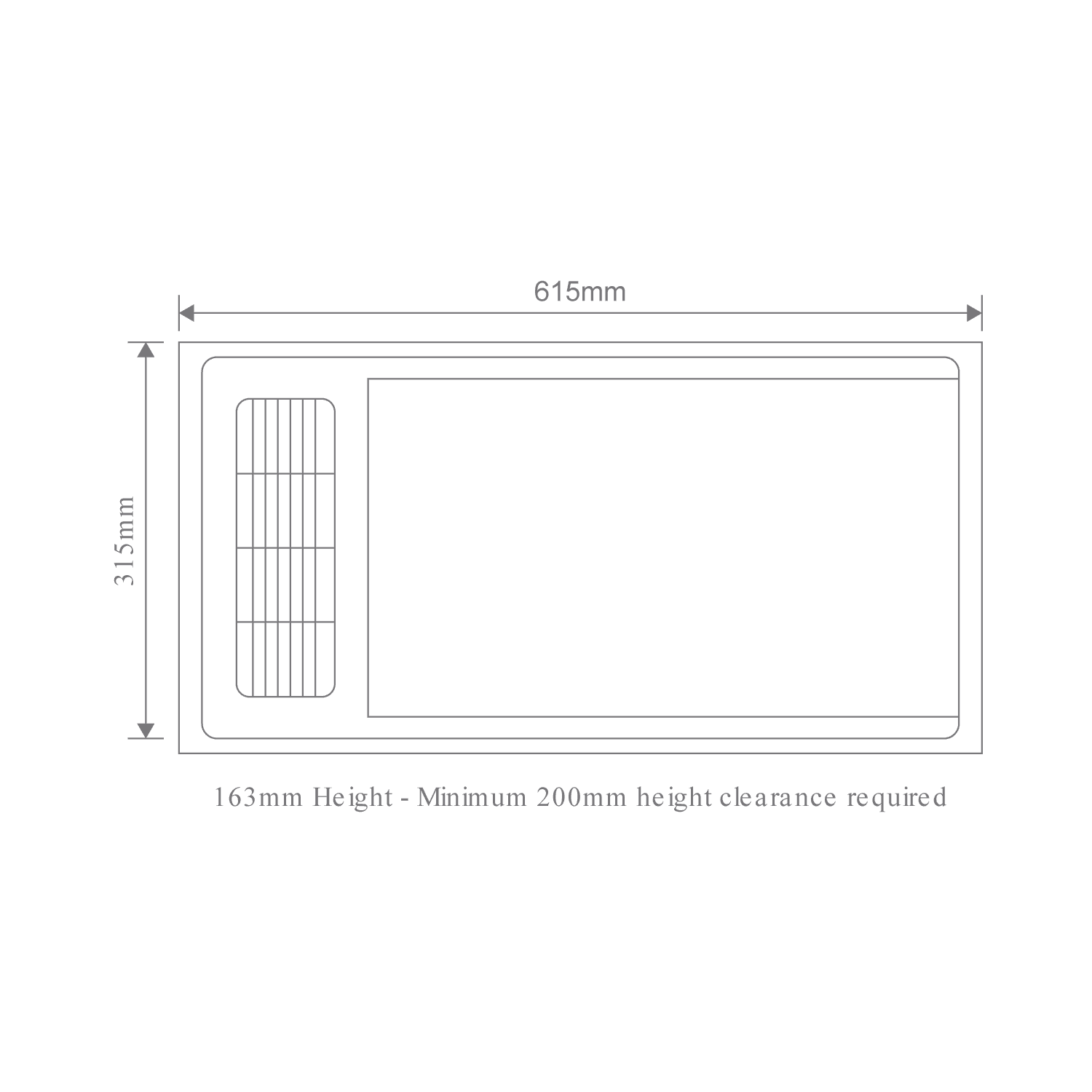 Tropix-II 4 in 1 Standarad LED Bathroom Heater 60W Tri Color Black - 56028