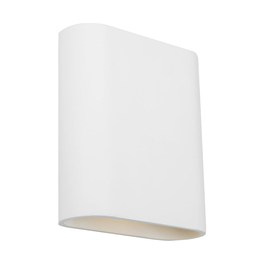 Bowen 2 Light LED Exterior Wall Light White - BOWE2EWHT