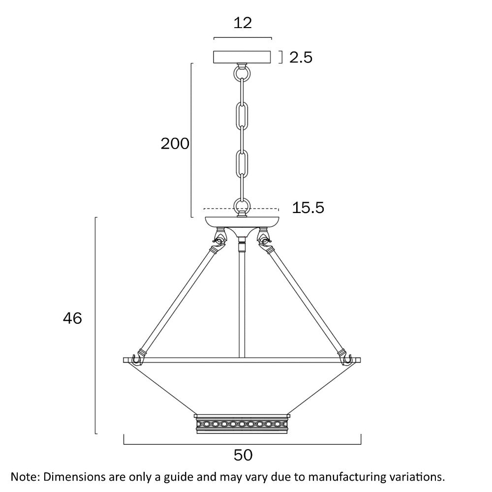 BRACCI Pendant Light Brass - BRACCI PE-BRS