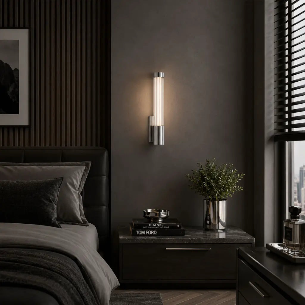 Bremen Single LED Vanity Light 6W Tri Colour Chrome - BREMEN WB1-CH3C