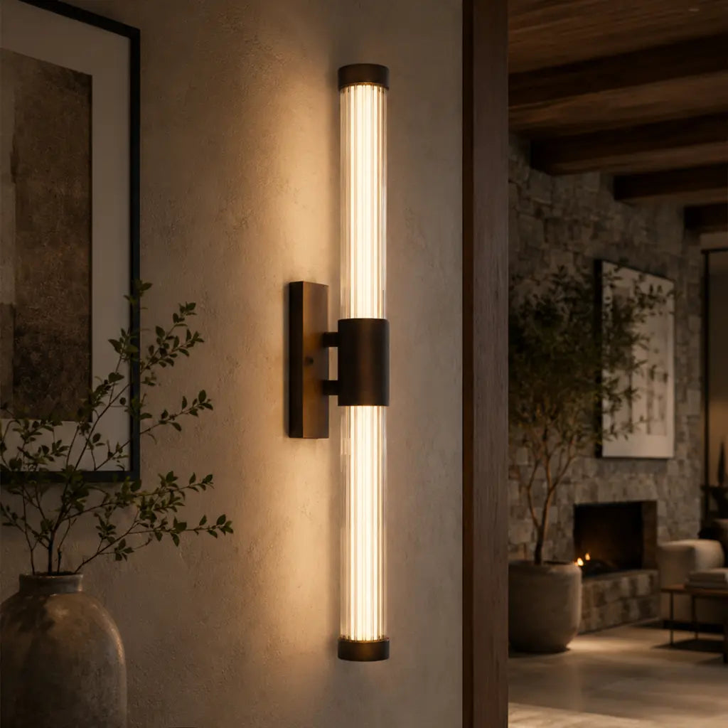 Bremen Twin LED Vanity Light 12W Tri Colour Bronze - BREMEN WB2-BZ3C