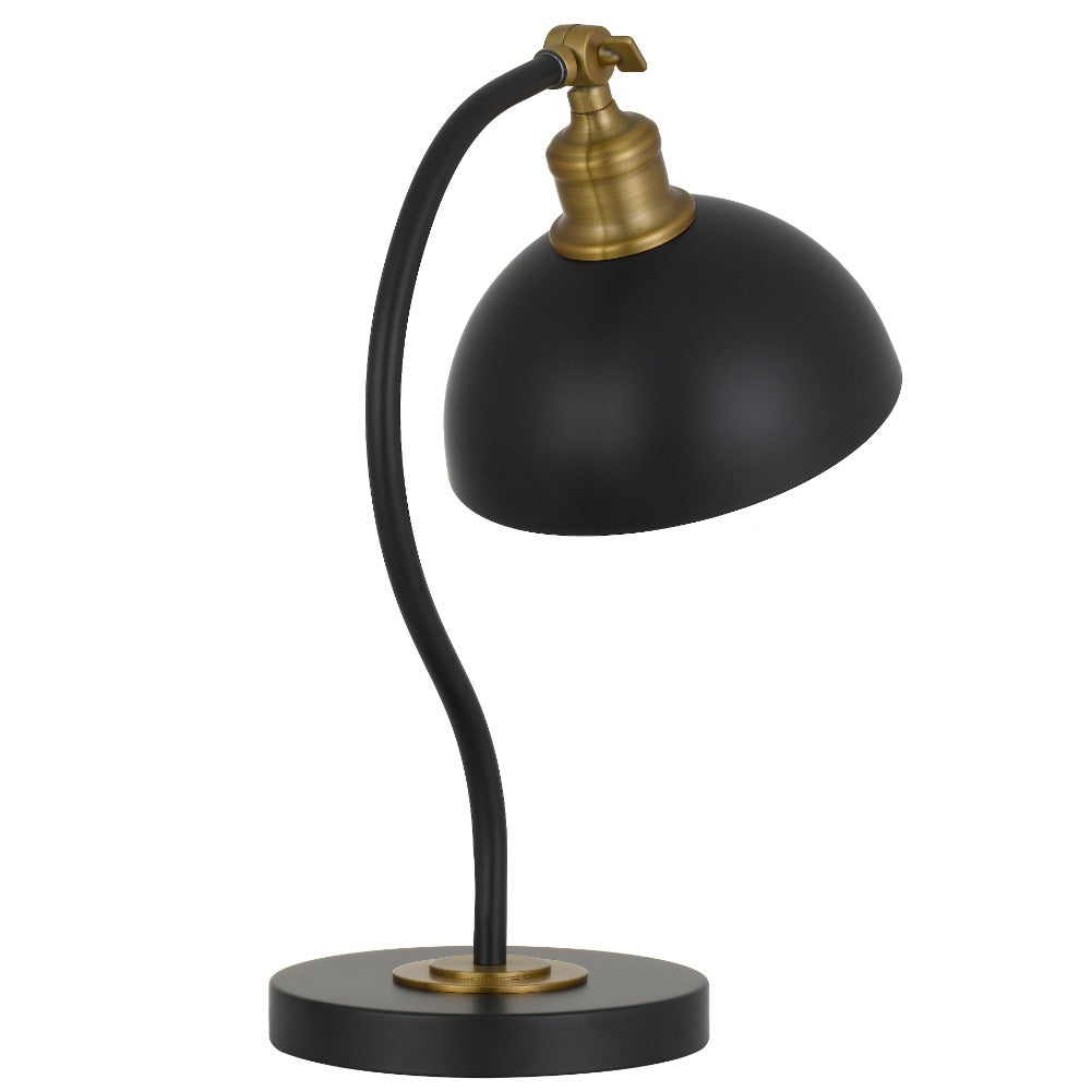 Buy Desk Lamps Australia Brevik Desk Lamp W200mm Black / Satin - BREVIK TL-BK