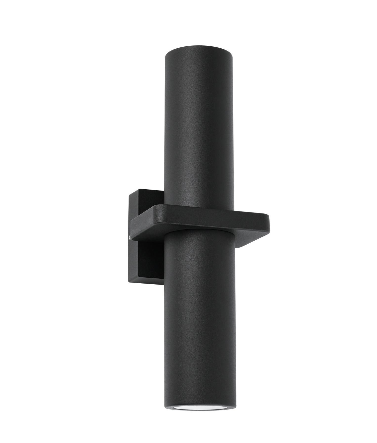 Briller Single UP & Down Wall Light Powder Coated Aluminium Black - BRILLER1