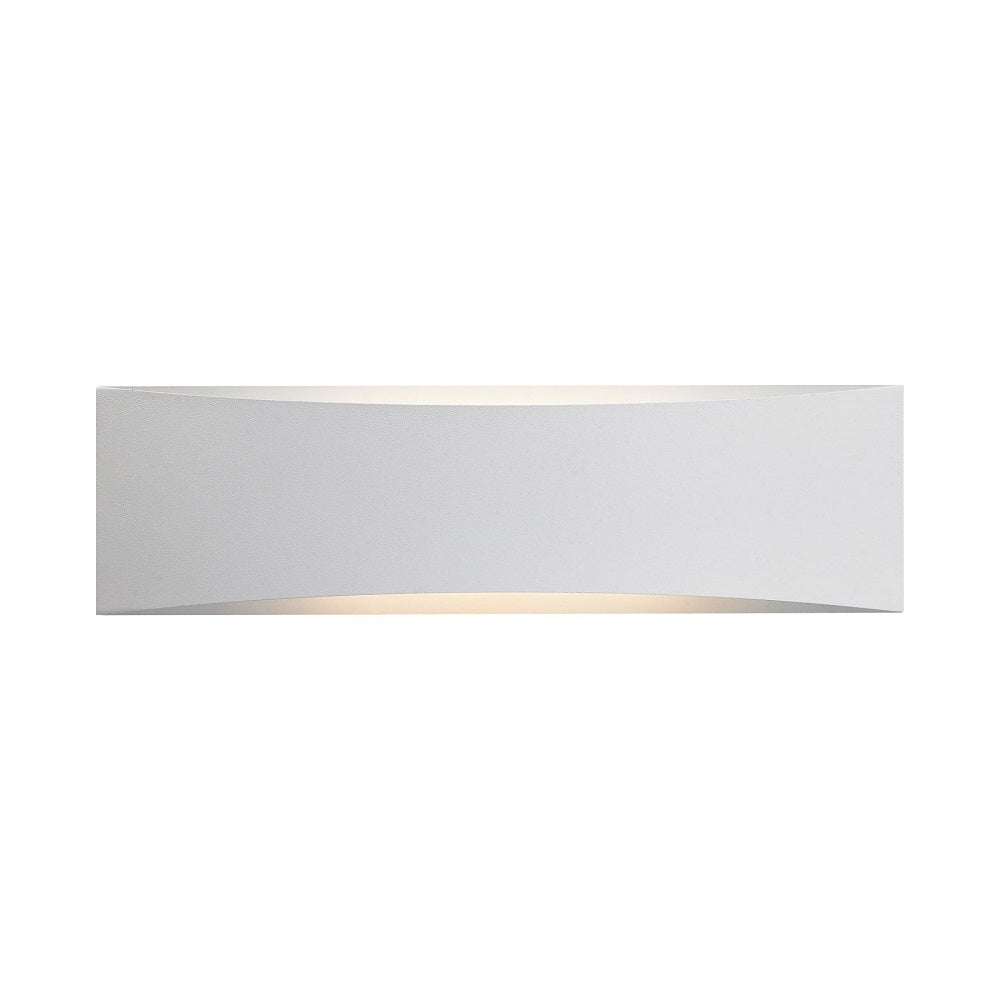 Bristol Up & Down Wall Light White Aluminium 3CCT - BRISTOL