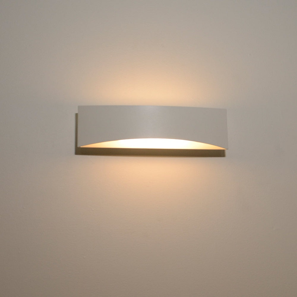 Bristol Up & Down Wall Light White Aluminium 3CCT - BRISTOL