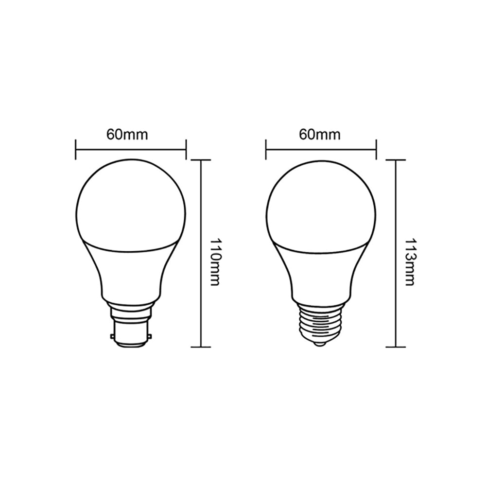 Buy LED Globes Australia LED GLS Bug Globe 7W ES 1500K Yellow - BUG004