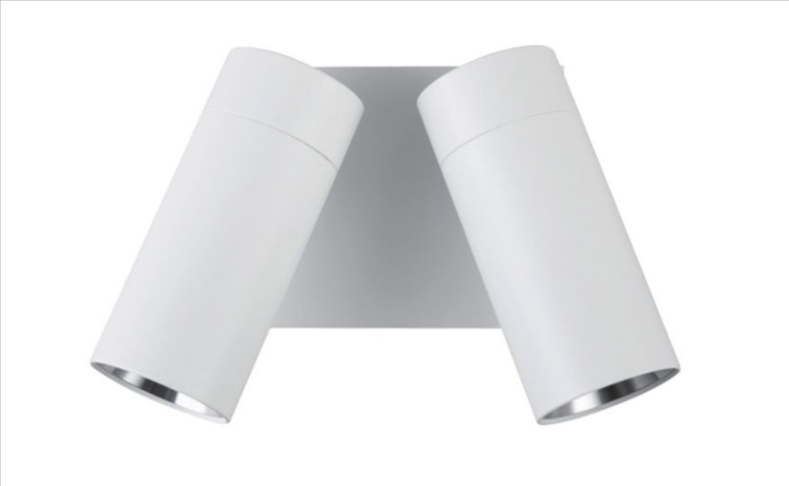 Reno Double Adjustable Spot Light Matt White - ST152-WH