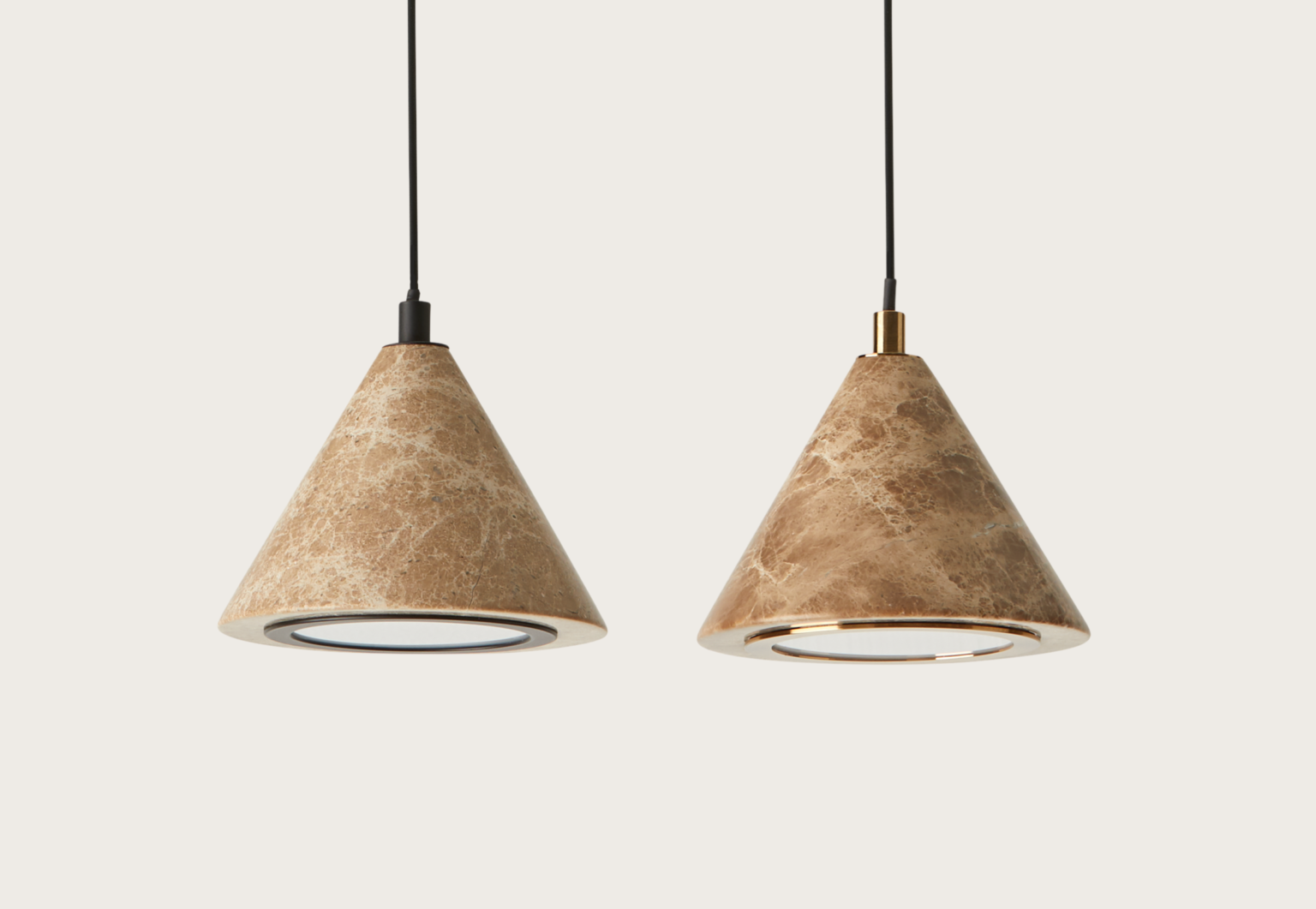 Iconic Pendant Light 7W 2700K Matt Black or Aged Gold