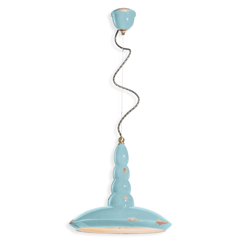 Vague-Vintage Pendant Light Vintage Light Blue - FER.C1410-VIA