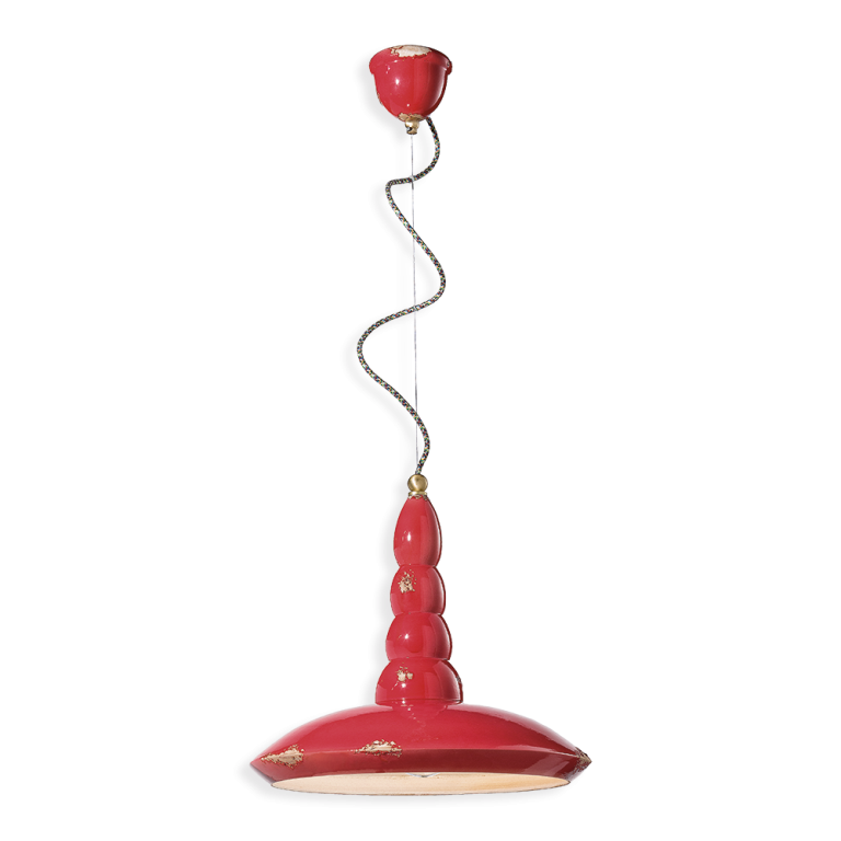 Vague-Vintage Pendant Light Vintage Red - FER.C1410-VIR