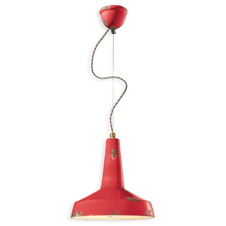 Vague Vintage 350mm Pendant Vintage Red - FER.C1417-VIR