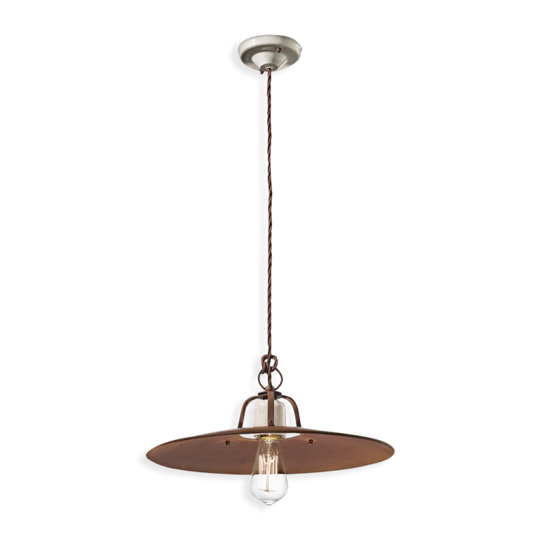 Grunge 400mm Pendant Light Craquele - FER.C1433-18