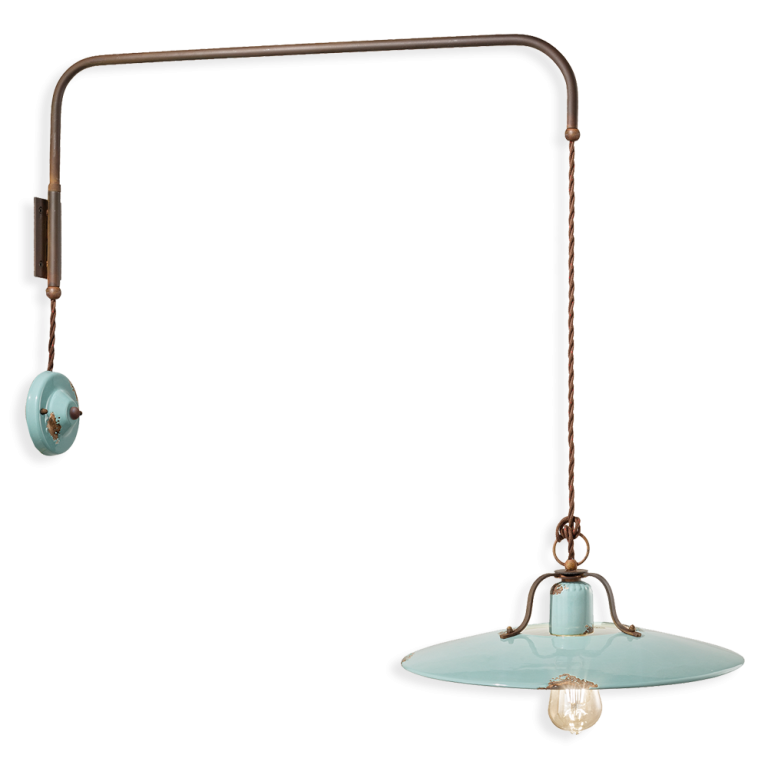 Country Wall Light Vintage Light Blue - FER.C1447-VIA