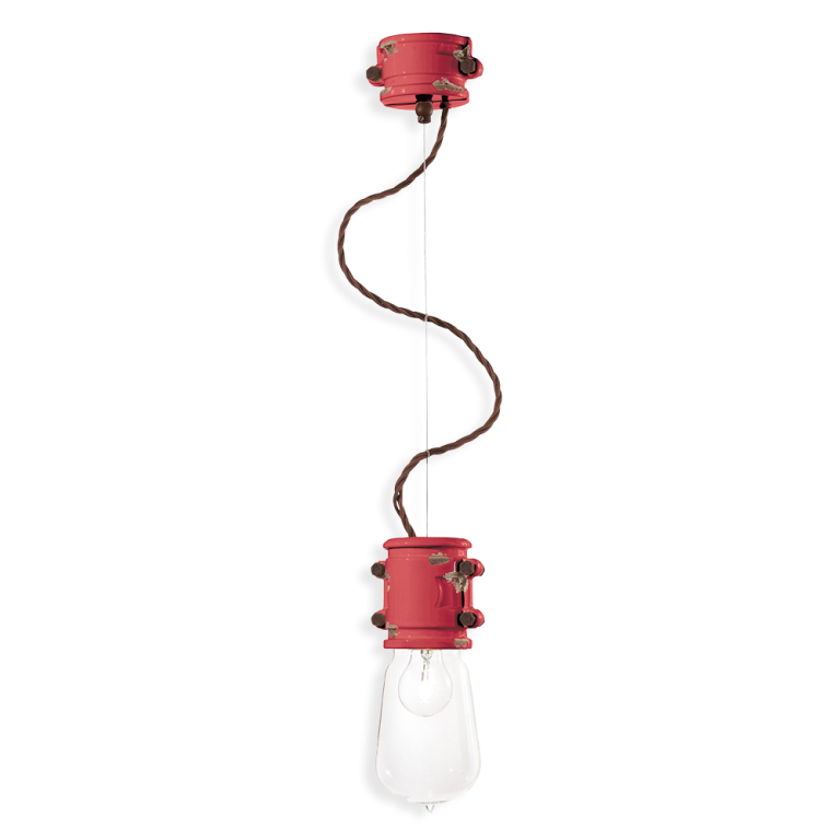 Urban Pendant Light Vintage Red - FER.C1520-VIR