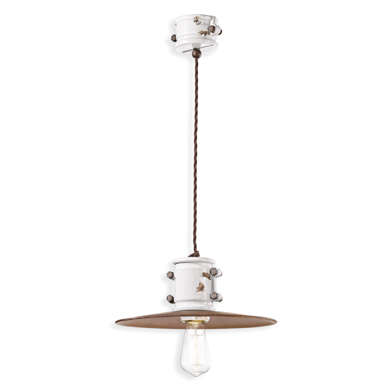 Urban 400mm Pendant Light Vintage White - FER.C1522-VIB