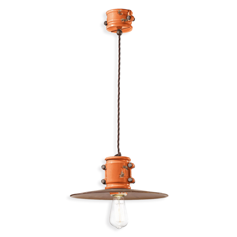 Urban 400mm Pendant Light Vintage Orange - FER.C1522-VIO