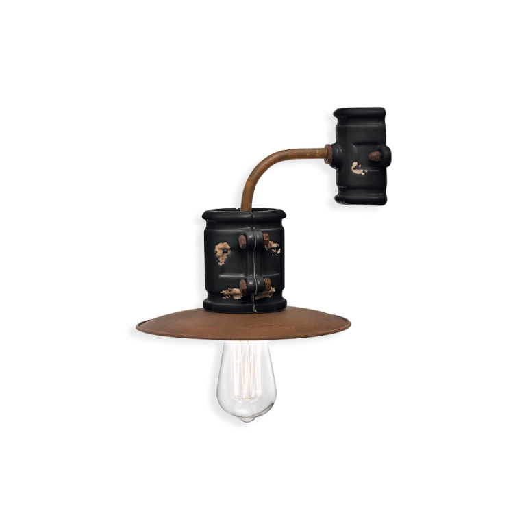 Urban 250mm Wall Light Vintage Black - FER.C1524-VIN