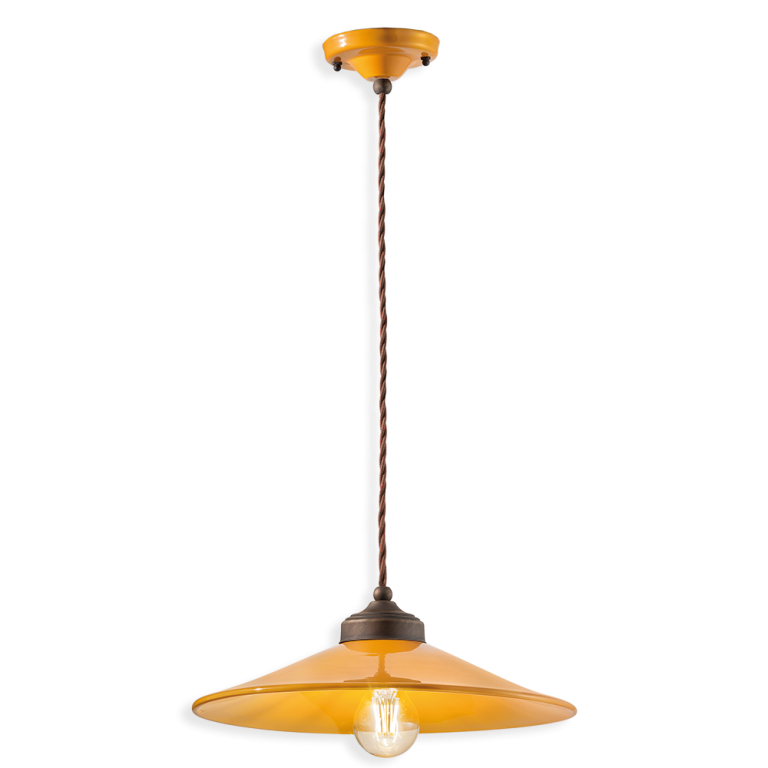 Colours Medium Pendant Light Yellow - FER.C1631-GIA