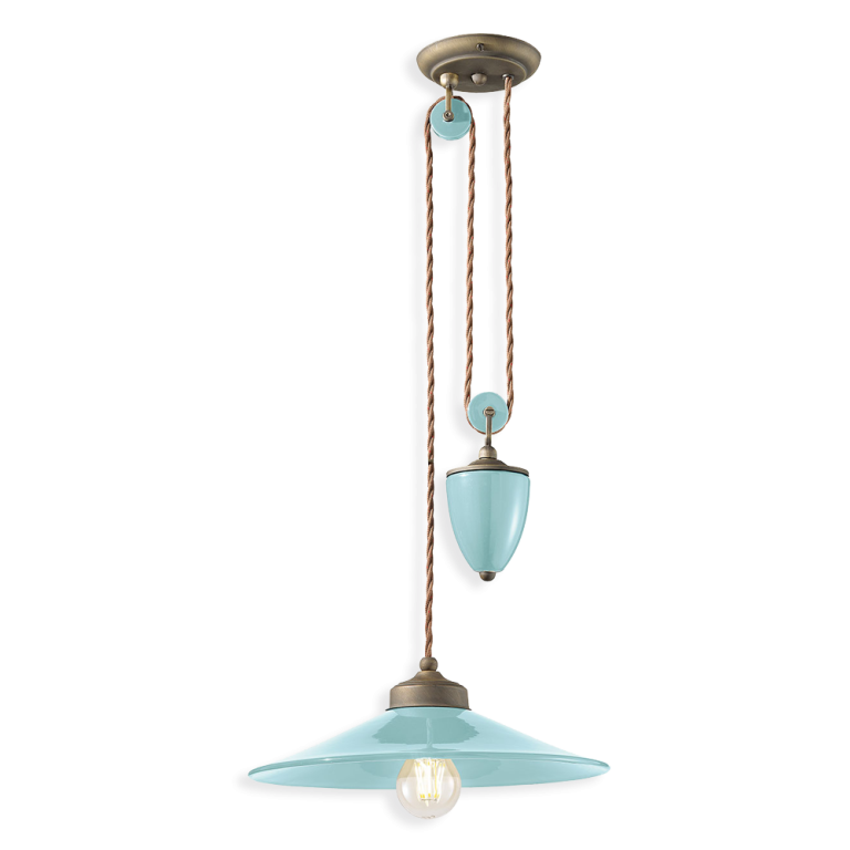 Colours Rise & Fall Pendant Light Blue - FER.C1632-AZZ