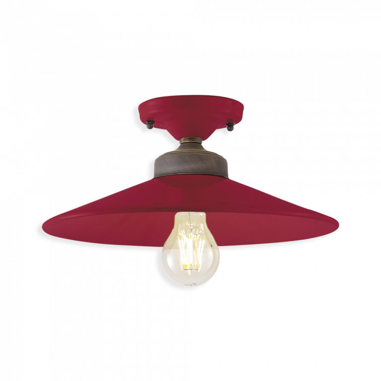 Colours Semi Flush Mount Light Bordeaux - FER.C1633-BOR