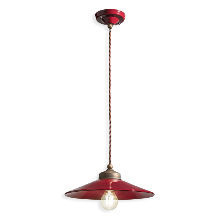 Colours Small Pendant Light Bordeaux - FER.C1635-BOR