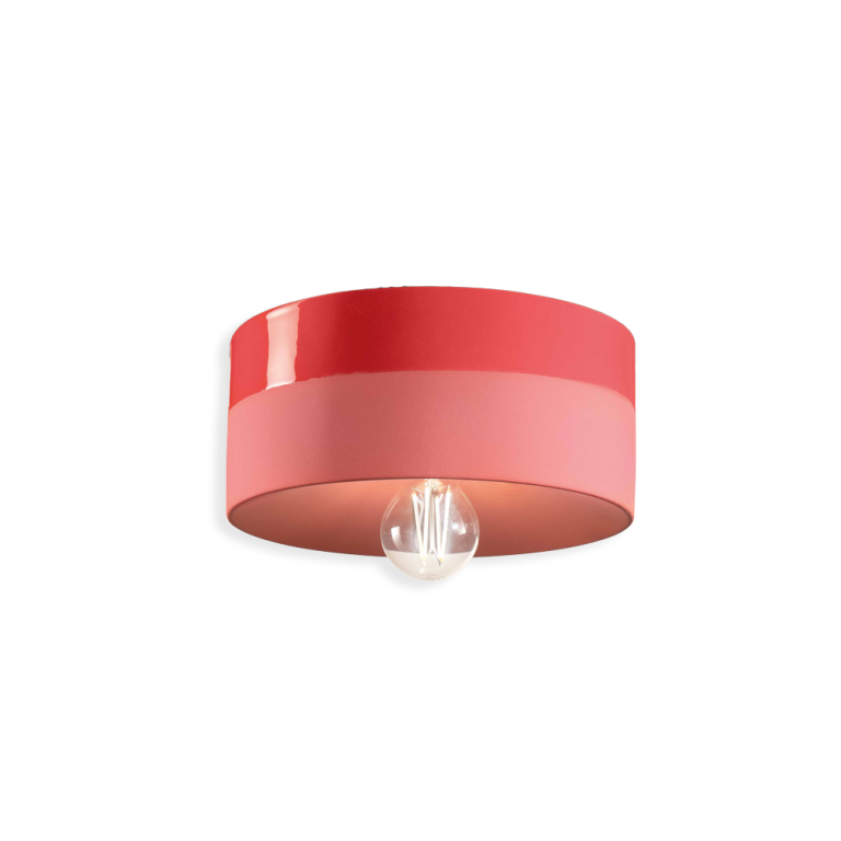 Pl 250mm Flush Mount Light Coral Red - FER.C1793-ROC