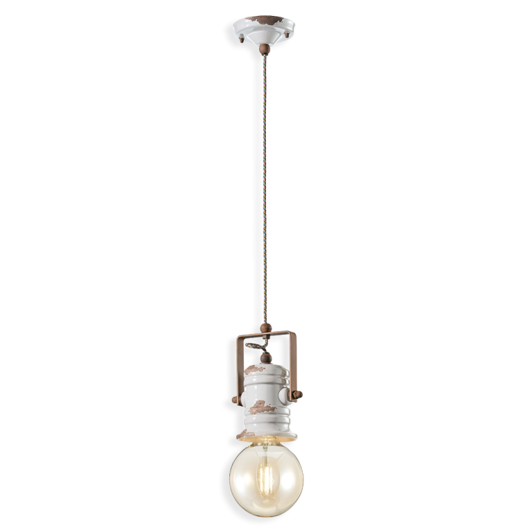 Urban 130mm Pendant Vintage White - FER.C1840-VIB