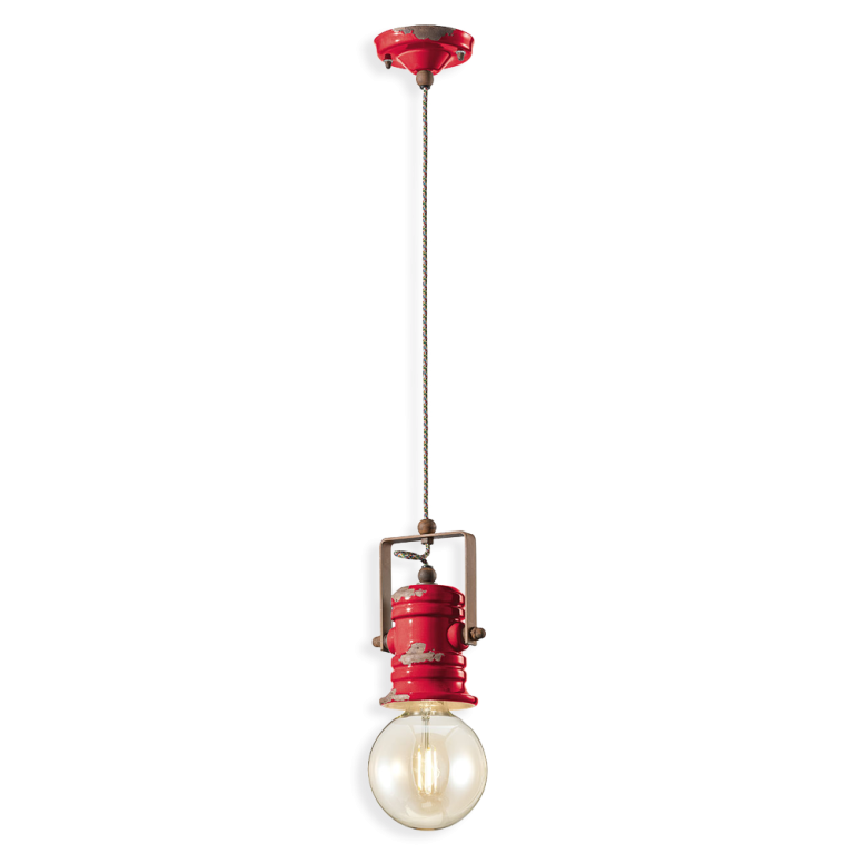 Urban 130mm Pendant Vintage Red - FER.C1840-VIR