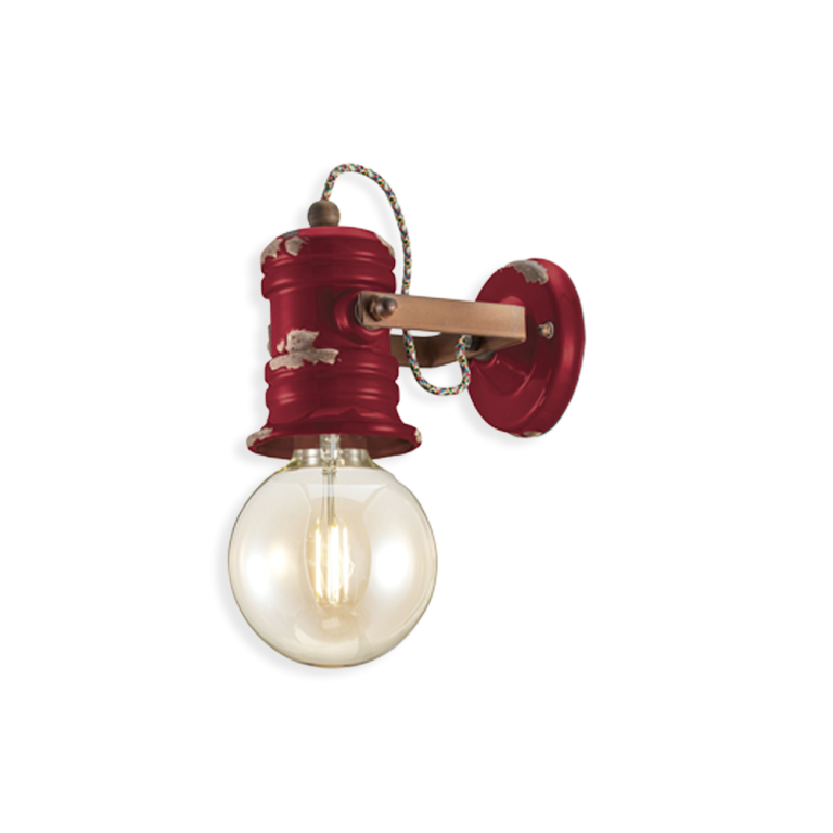 Urban Wall Light Vintage Bordeaux - FER.C1843-VIX