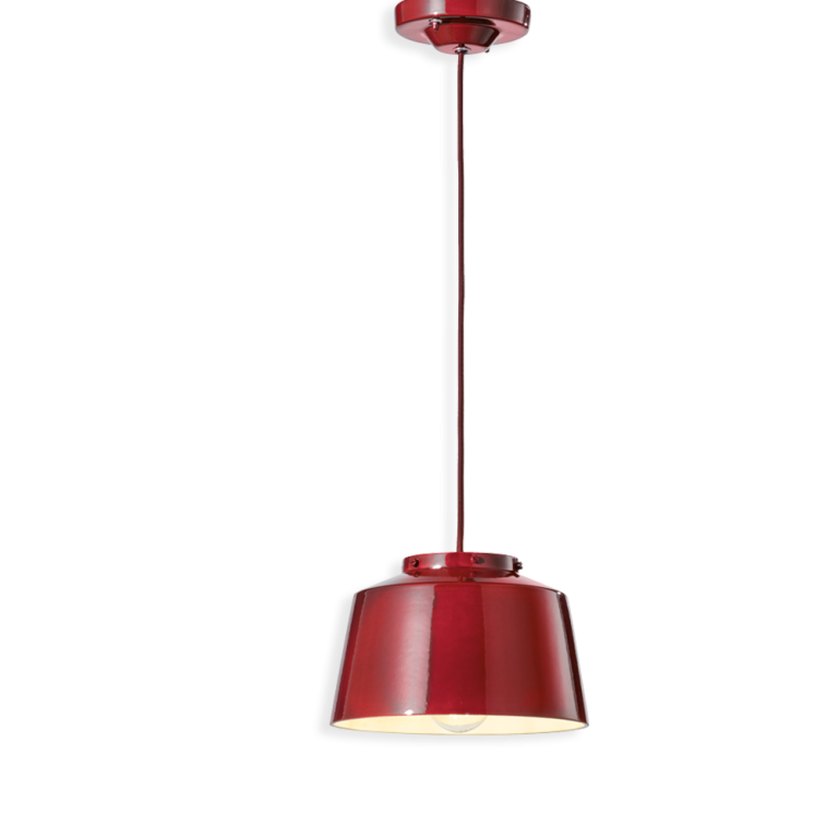 50's Small Pendant Light Bordeaux - FER.C2000-BOR