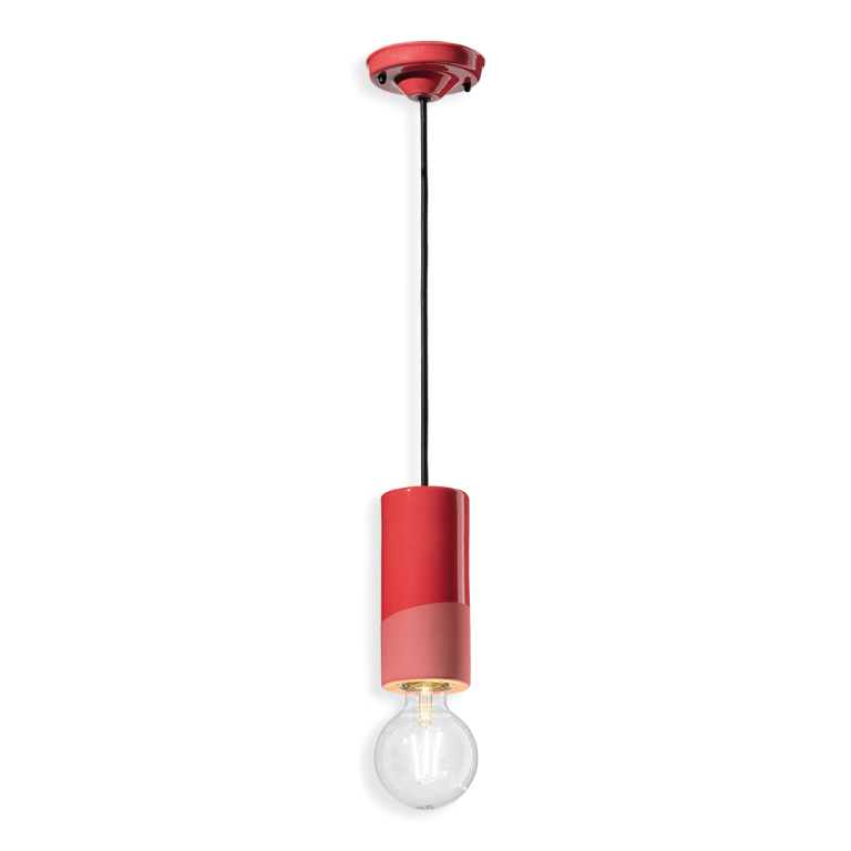 PI 80mm Pendant Light Coral Red - FER.C2501-ROC