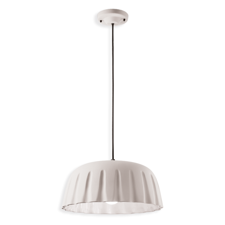 Madame Gres Small Pendant Light Natural White - FER.C2570-BIN