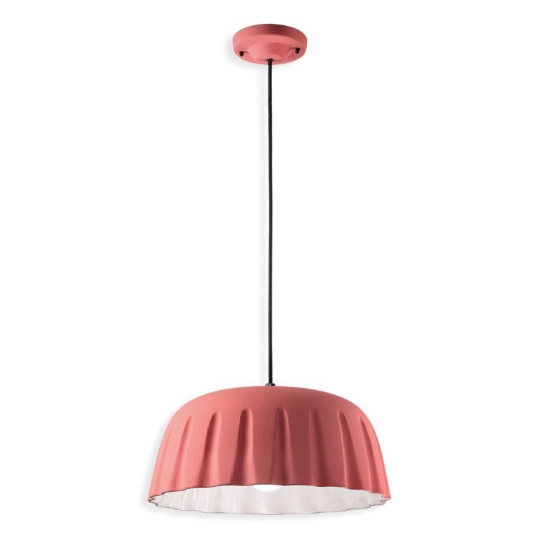 Madame Gres Small Pendant Light Coral Pink - FER.C2570-RSC