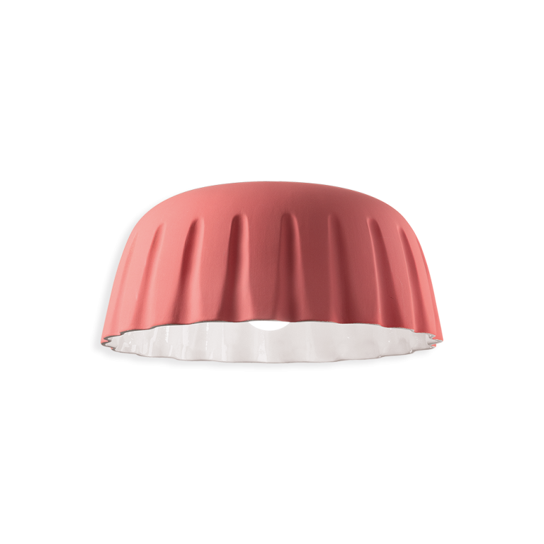 Madame Gres Small Flush Mount Light Coral Pink - FER.C2572-RSC