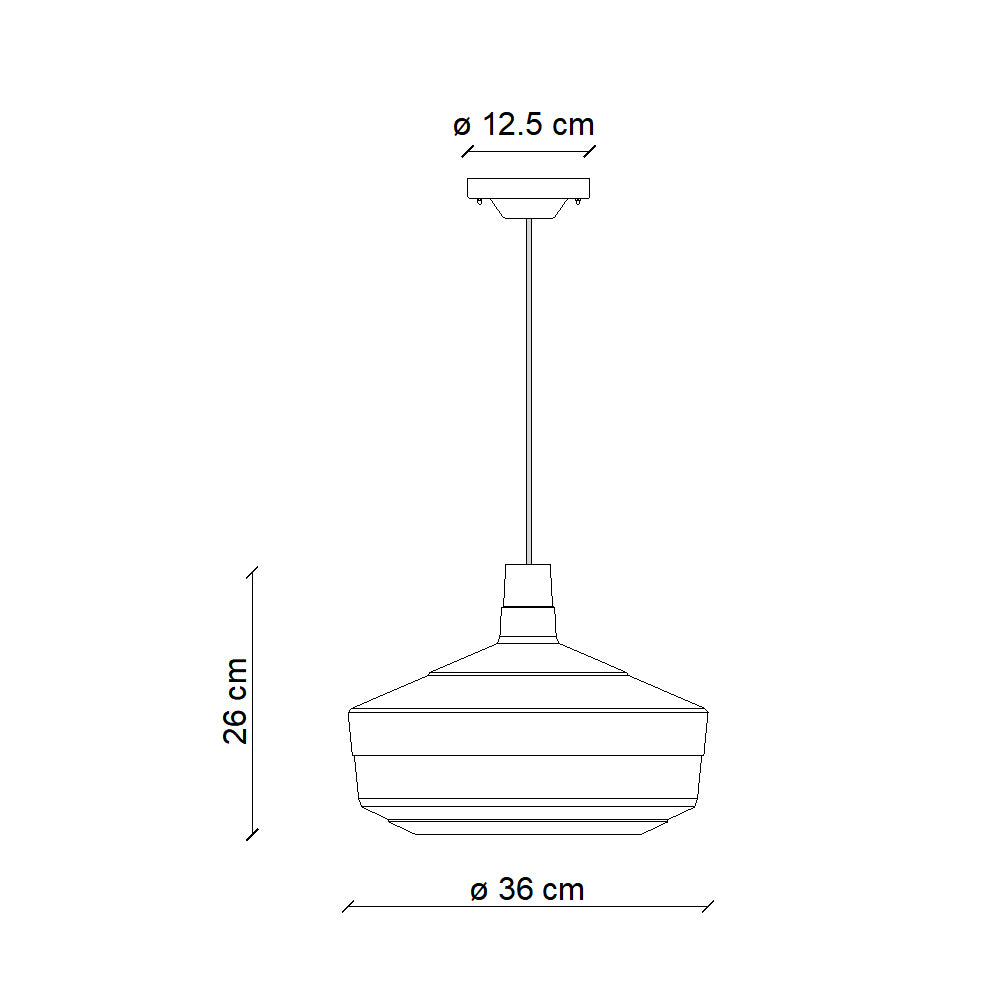 Churuata Pendant Light Forest Green - FER.C2580-VFS