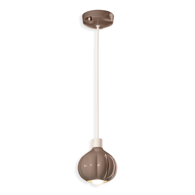 Afoxe Small Pendant Light Mocha Brown - FER.C2640-MOK