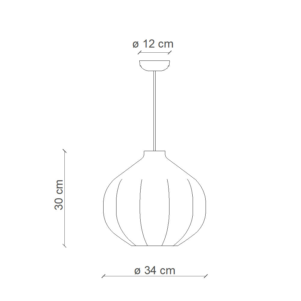 Afoxe Large Pendant Light Sage Green - FER.C2641-VSA