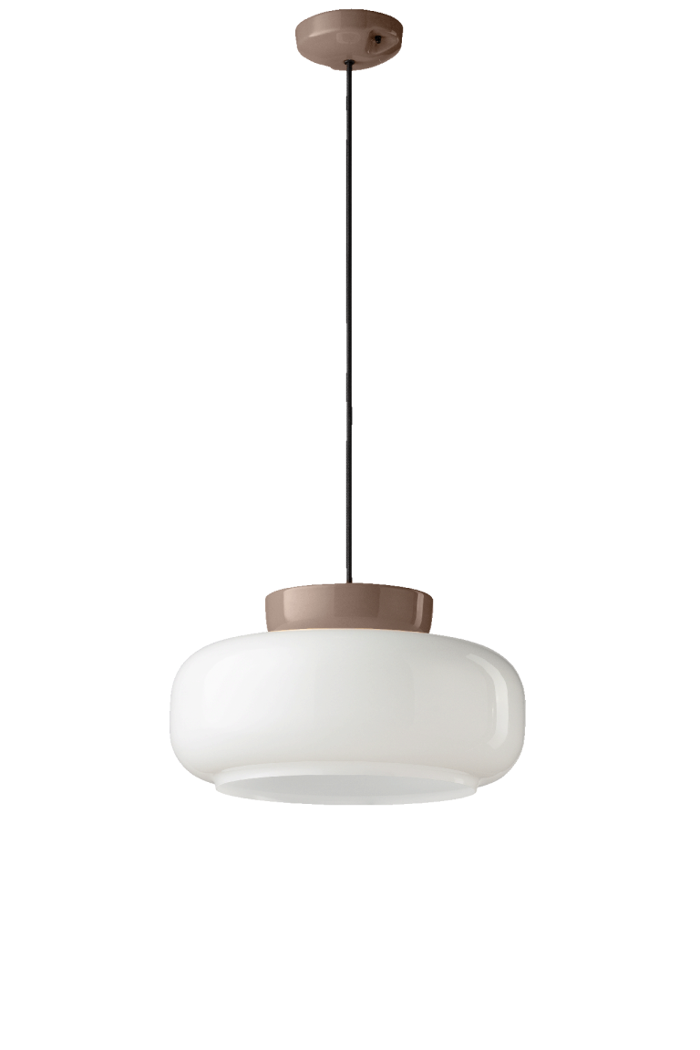 Maracana Pendant Light Brown & Milk White - FER.C2743-MLT