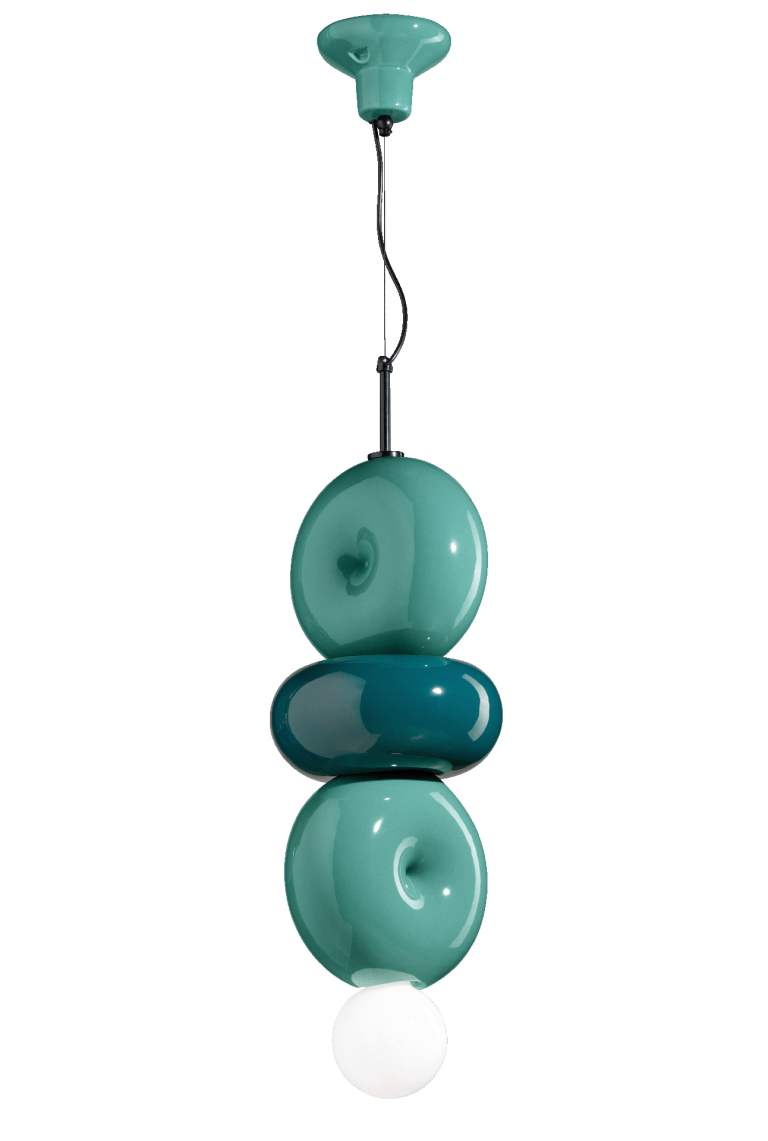 Bumbum Pendant Light Green & Turquoise - FER.C2762