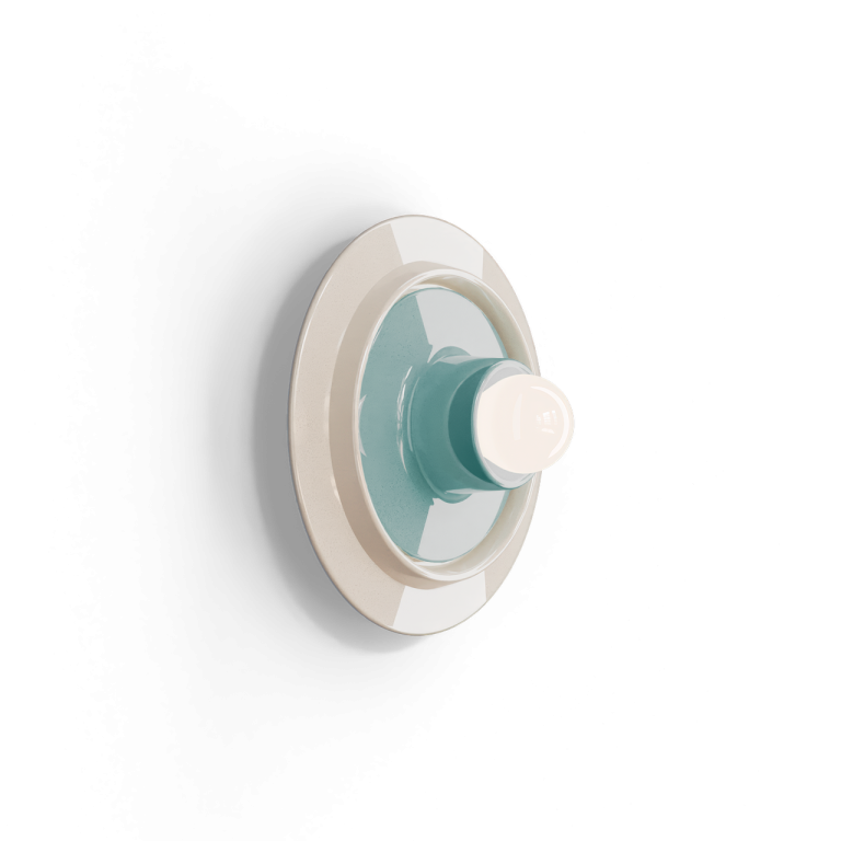 Voila Wall Light Cream & Light Blue - FER.C2775-ACR