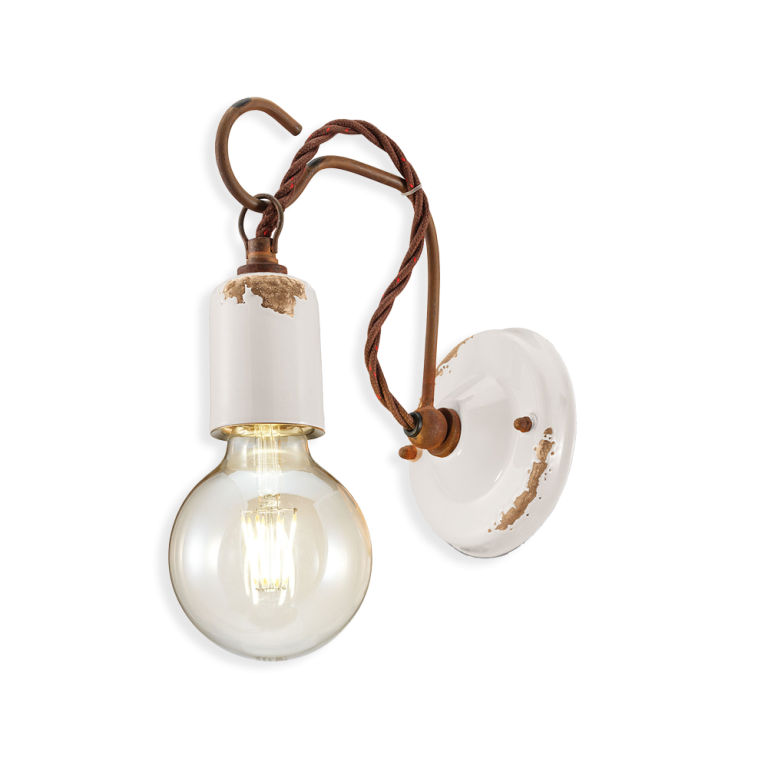 Vintage 55mm Wall Light Vintage White - FER.C665-VIB