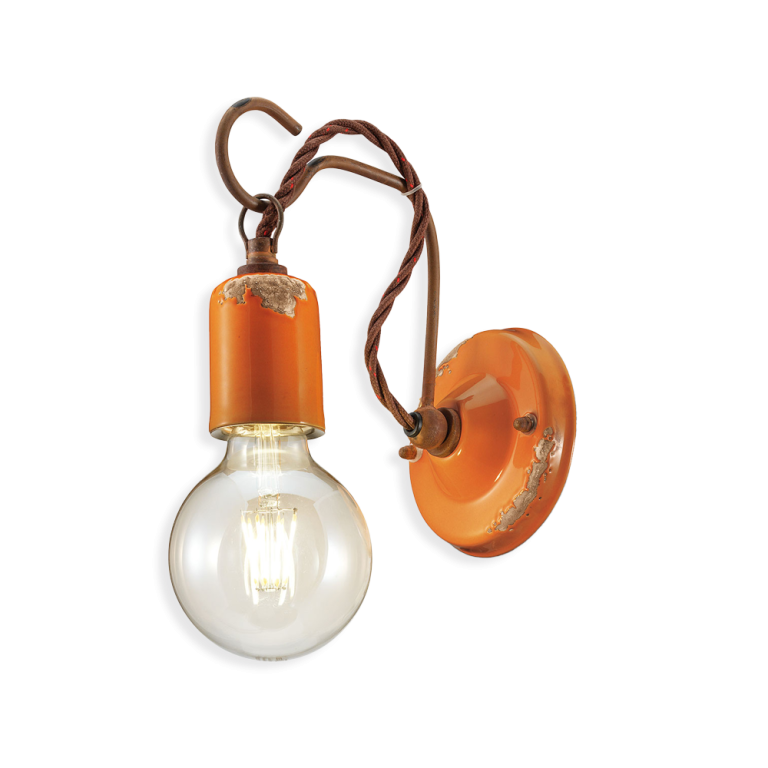 Vintage 55mm Wall Light Vintage Orange - FER.C665-VIO