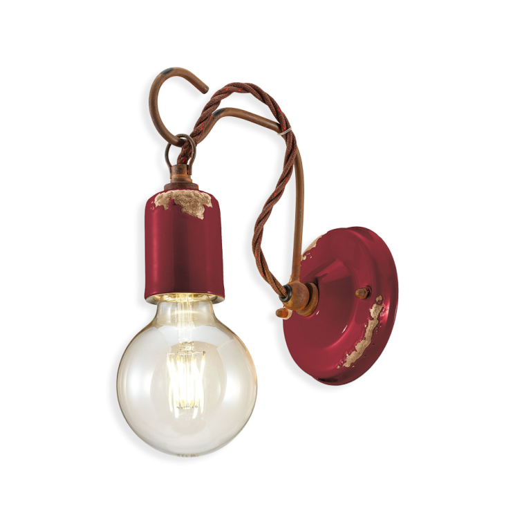 Vintage 55mm Wall Light Vintage Bordeaux - FER.C665-VIX