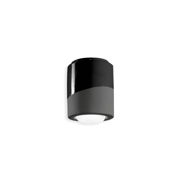 Pl 125mm Flush Mount Light Carbon Black - FER.C986-NEC